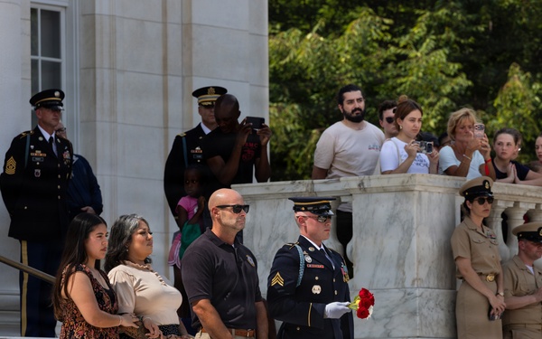 SSG Isaiah Jasso-Campagna Conducts His Last Walk at the Tomb of the Unknown Soldier