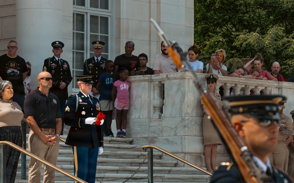 SSG Isaiah Jasso-Campagna Conducts His Last Walk at the Tomb of the Unknown Soldier