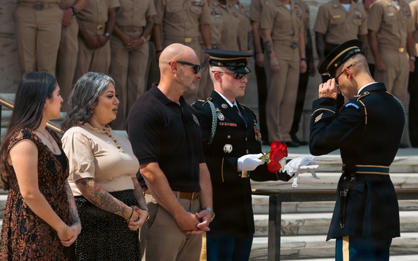 SSG Isaiah Jasso-Campagna Conducts His Last Walk at the Tomb of the Unknown Soldier