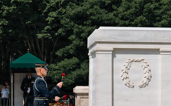SSG Isaiah Jasso-Campagna Conducts His Last Walk at the Tomb of the Unknown Soldier