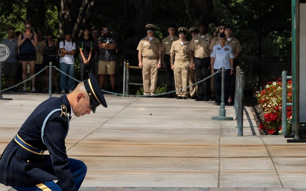 SSG Isaiah Jasso-Campagna Conducts His Last Walk at the Tomb of the Unknown Soldier