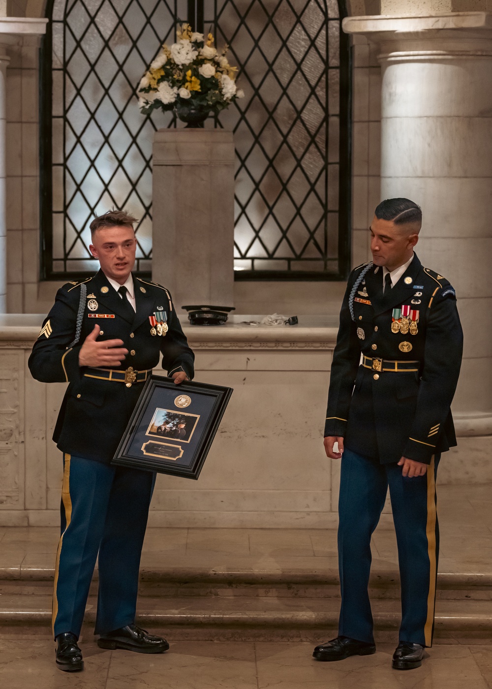 SSG Isaiah Jasso-Campagna Conducts His Last Walk at the Tomb of the Unknown Soldier