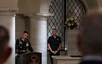 SSG Isaiah Jasso-Campagna Conducts His Last Walk at the Tomb of the Unknown Soldier