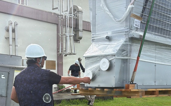 USAG Okinawa DPW replaces boiler