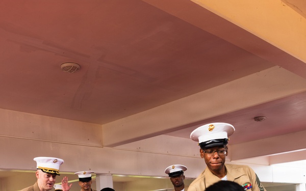Camp Blaz Marines welcome students back to school