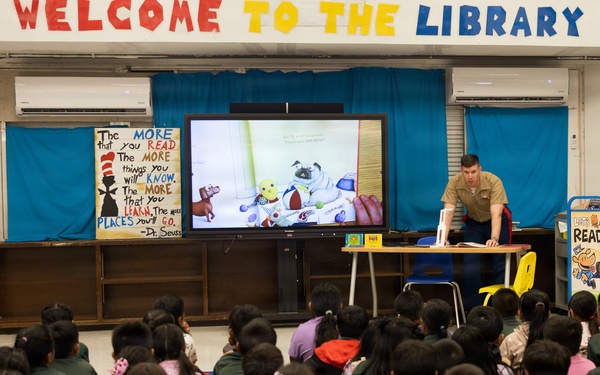 Camp Blaz Marines welcome students back to school