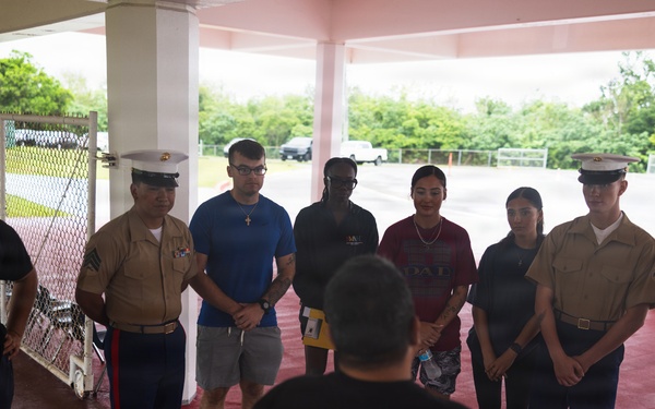 Camp Blaz Marines welcome students back to school