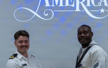 RLSO Westpac Hosts Naturalization Ceremony Aboard CFAY