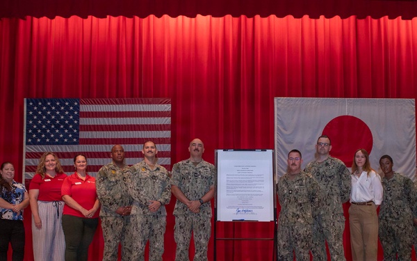 CFAY Holds All Hands and Awards at Quarters