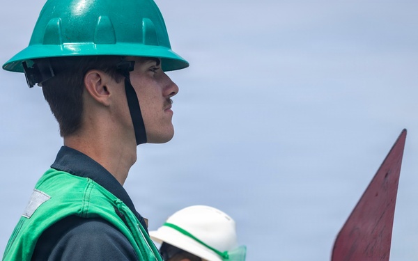 Delbert D. Black Conducts Replenishment-at-Sea with USNS Arctic