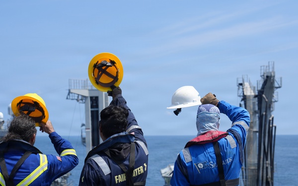 U.S. and Republic of Korea Navies Undergo At-Sea Replenishment Training