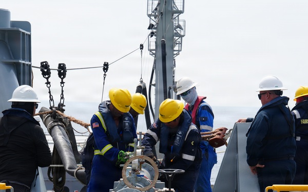 U.S. and Republic of Korea Navies Undergo At-Sea Replenishment Training