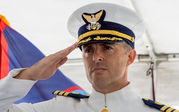 New commanding officer takes the helm of Fast Response Cutter Oliver Henry
