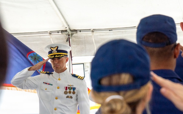 New commanding officer takes the helm of Fast Response Cutter Oliver Henry