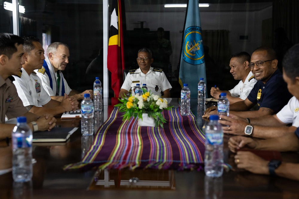 CLWP/CTF73 visits counterparts during Pacific Partnership 2026 in Dili, Timor-Leste