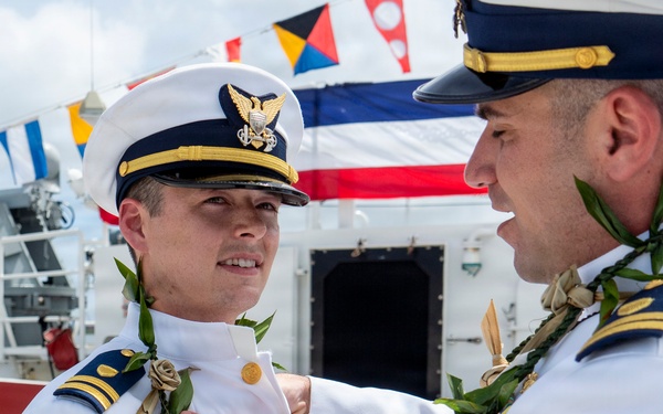 New commanding officer takes the helm of Fast Response Cutter Oliver Henry
