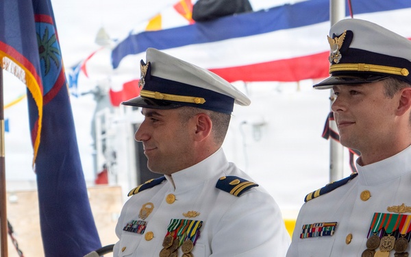 New commanding officer takes the helm of Fast Response Cutter Oliver Henry