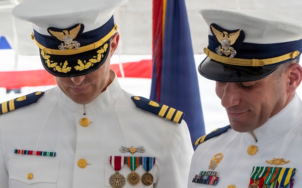 New commanding officer takes the helm of Fast Response Cutter Oliver Henry