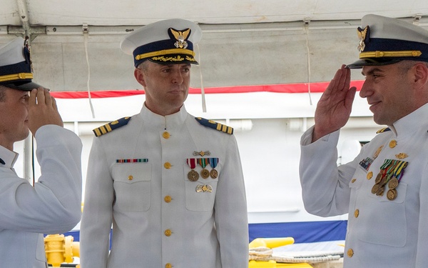 New commanding officer takes the helm of Fast Response Cutter Oliver Henry