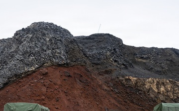 U.S. Marines test expeditionary communications on Jan Mayen during Atlantic City 26