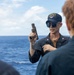 USS Mustin conducts weapons familiarization course
