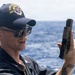 USS Mustin conducts weapons familiarization course