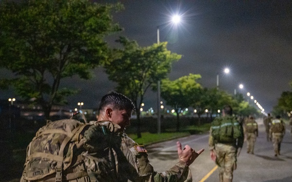 2ID/ RUCD takes on the Danish Flyver Ruck March