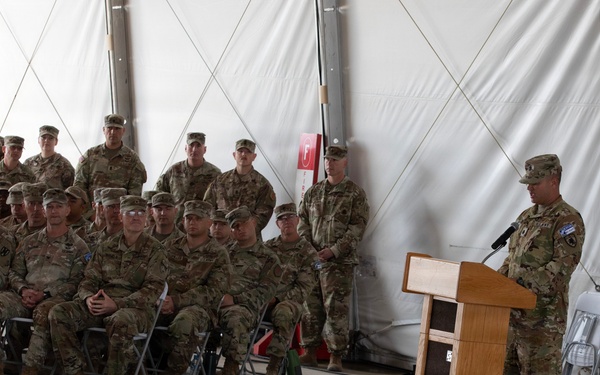 Colorado Army Guard aviators transfer KFOR mission to 1st Infantry Division
