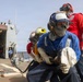 USS Oscar Austin (DDG 79) conducts firefighting drill