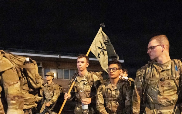 Soldiers of Multi-Domain Command - Europe participate in the Flyver March