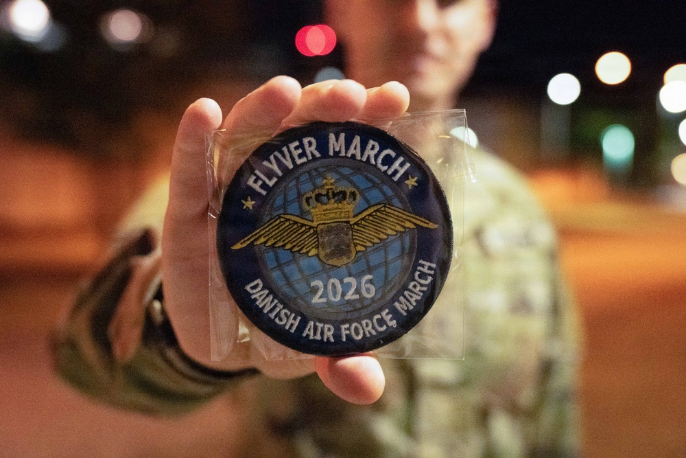 Soldiers of Multi-Domain Command - Europe participate in the Flyver March