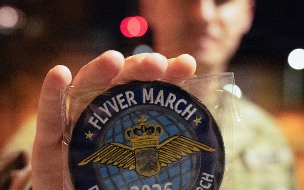 Soldiers of Multi-Domain Command - Europe participate in the Flyver March