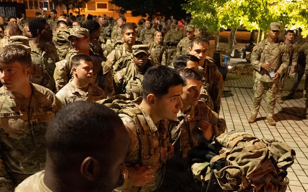 Soldiers of Multi-Domain Command - Europe participate in the Flyver March