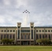 The Blue Angels fly over Marine Corps Support Facility New Orleans