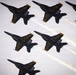 The Blue Angels fly over Marine Corps Support Facility New Orleans