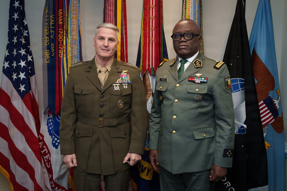 Bilateral Engagement with the VCJCS Gen. Christopher J. Mahoney and the CHOD of Benin