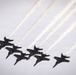 The Blue Angels fly over Marine Corps Support Facility New Orleans