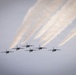 The Blue Angels fly over Marine Corps Support Facility New Orleans
