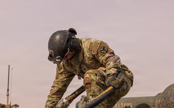 Abrams refueling operations