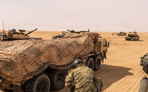 Abrams refueling operations