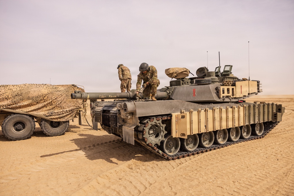 Abrams refueling operations