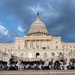 The US Navy Band Performs at The Capitol Building Western Steps.