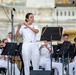 The US Navy Band Performs at The Capitol Building Western Steps.