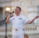The US Navy Band Performs at The Capitol Building Western Steps.