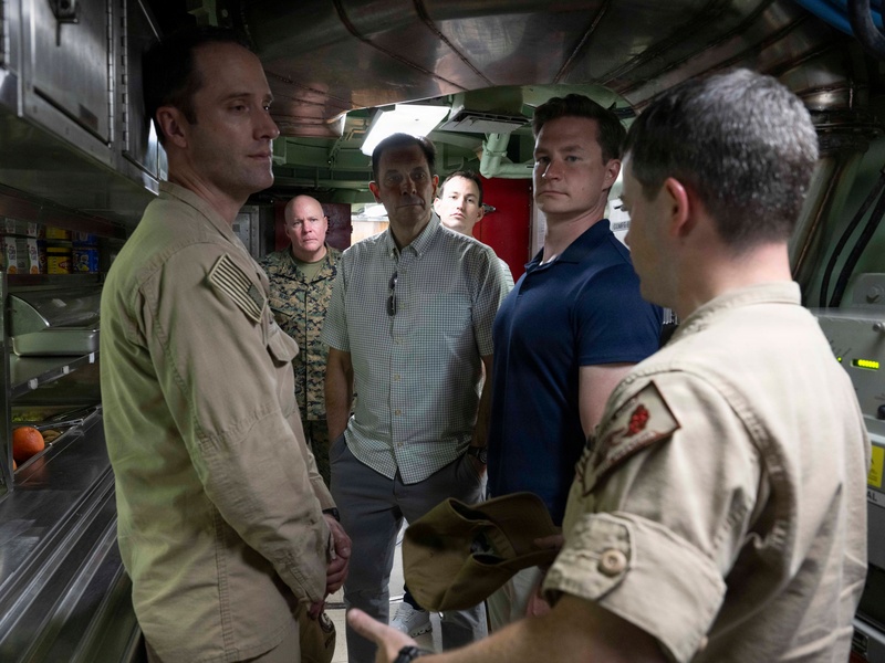 Office of General Counsel for Department of Navy Visits USS New Jersey (SSN 796)
