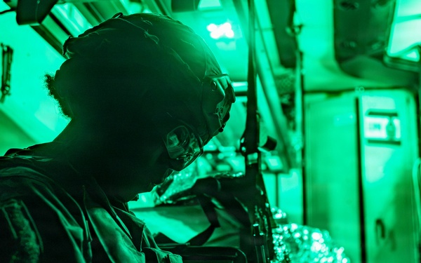 2-4 FAR Soldiers Conduct Nighttime Casualty Care Validation