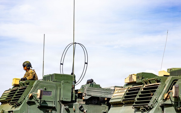 2-4 FA M270 Launchers Stage for Live Fire