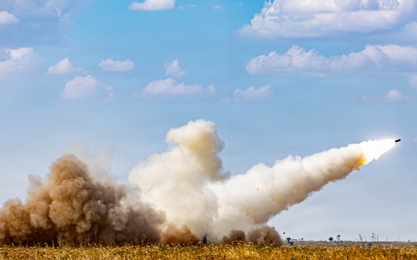 2-4 FA Conducts M270 MLRS Live Fire