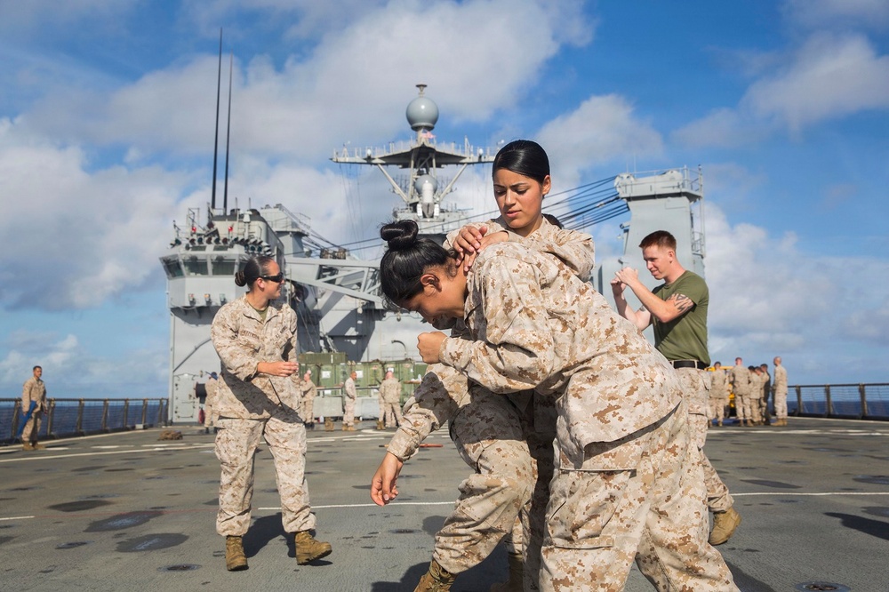 15th MEU Marines sharpen hand-to-hand skills