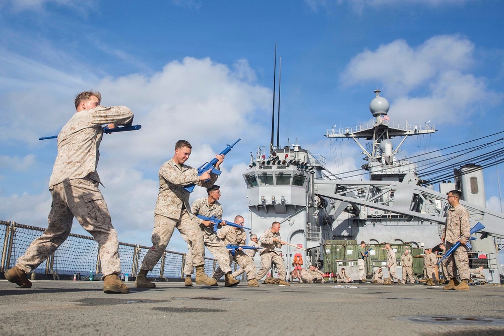 15th MEU Marines sharpen hand-to-hand skills